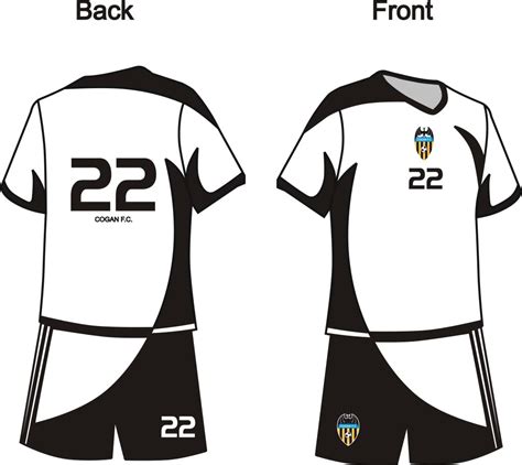 DESAIN BAJU BOLA VECTOR - Kaos