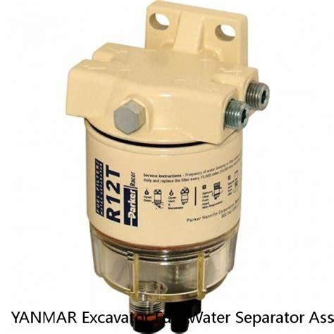Yanmar Excavator Fuel Water Separator Assembly Spare Parts Heavy Duty Air Filter Assembly Inc