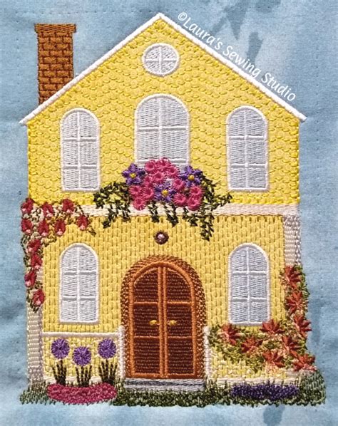 Cottage Rose 6x7 Lauras Sewing Studio Rose Cottage Sewing Studio
