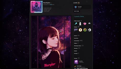 Optika Nebula Peace Girl Steam Profile Artwork By Xieon08 On Deviantart