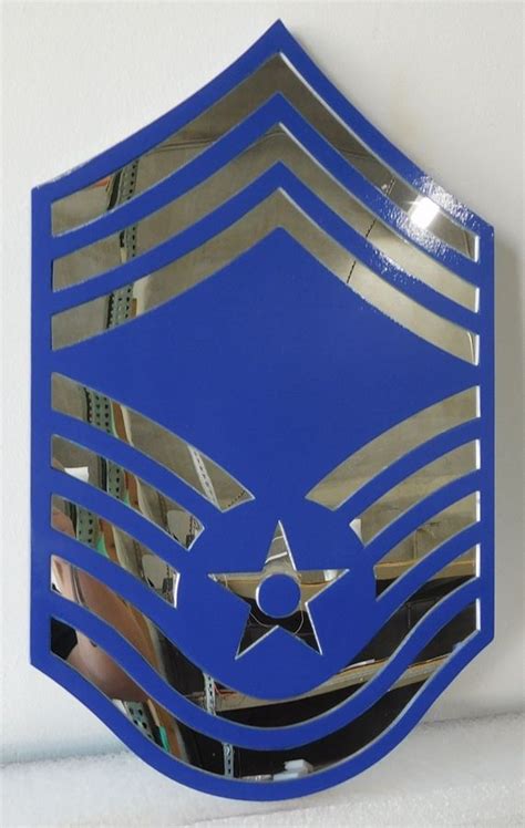 Lp 8840 Carved Plaque Of The Air Force Chief Master Sergeant E 9