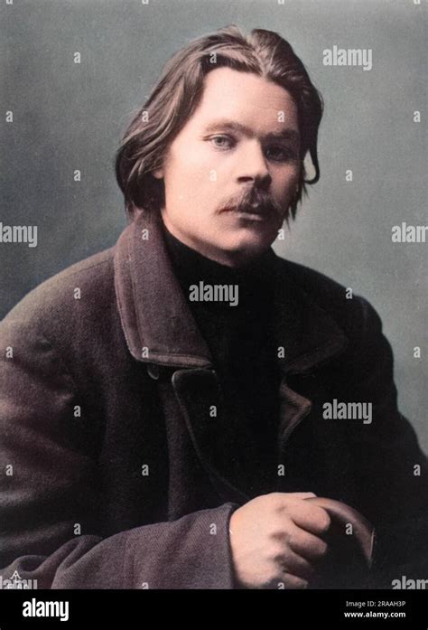 Portrait Photograph Of Maxim Gorky Russian And Soviet Author A
