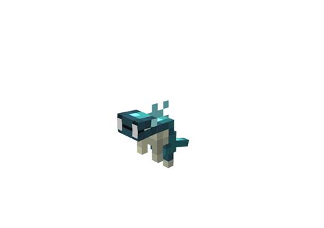 Blue Axolotl Minecraft Texture