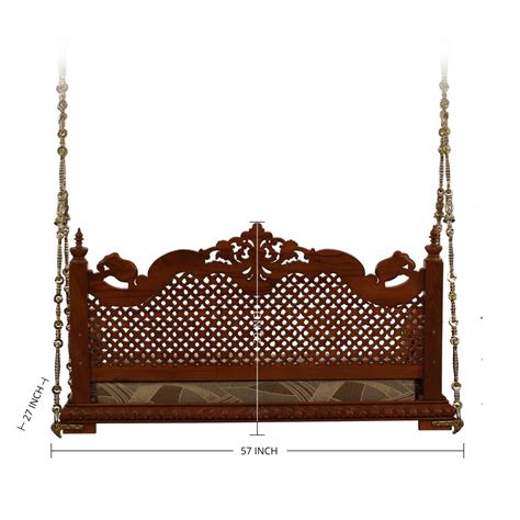 Beautiful Carved Indian Traditional Royal Swing 1204142979 Indoor