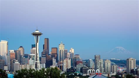 Seattle Skyline Wallpapers 4k Hd Seattle Skyline Backgrounds On