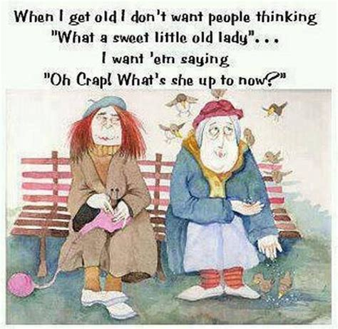 Little Old Lady Funny Cartoons Jokes Cartoon Jokes Senior Humor