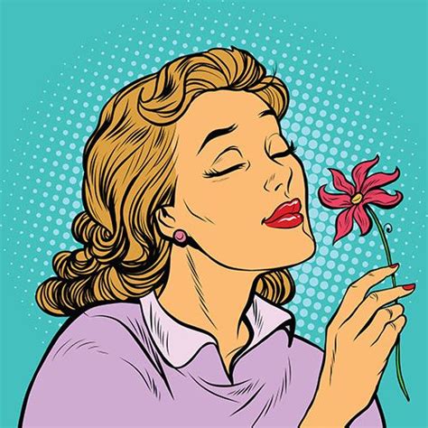 Smelling Good Without Perfume Or Cologne Pop Art Comic Retro