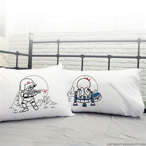 These Playfully Romantic Couple Pillowcases Let Them Know Without A Doubt That Your Coming