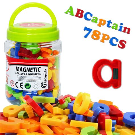 Buy Abcaptainmagnetic Letters Numbers Alphabet Abc 123 Fridge Magnets