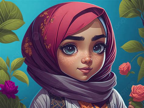 فتاة مسلمة جميلة في الحجاب رمضان عيد الفطر فتاة مسلم الحجاب صورة الخلفية للتحميل مجانا