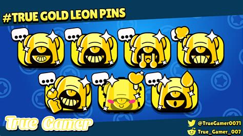 Time To Brawl True Gold Leon Pins Skin Count 100108 R