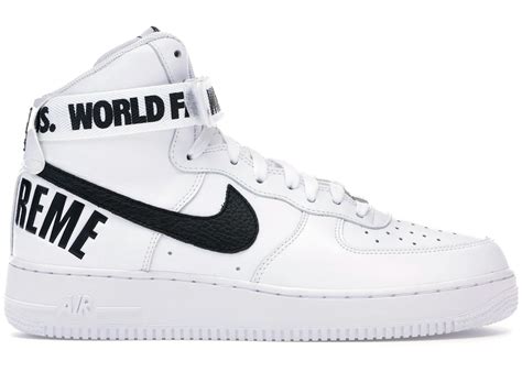 Nike Air Force 1 High Supreme World Famous White 698696 100