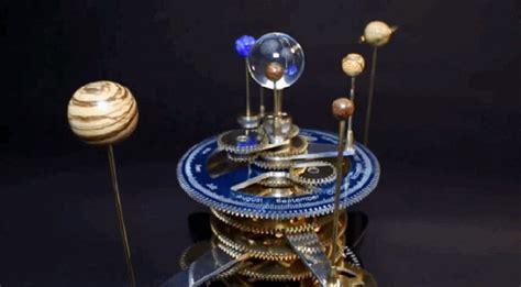 Fascinating Animated S Of A Mechanical Model Of The Solar System