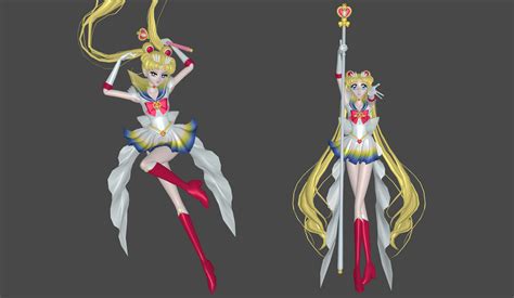 Super Sailor Moon Manga Mesh Mod By Lopieloo On Deviantart