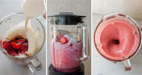 Strawberry Banana Milkshake Everyday Delicious