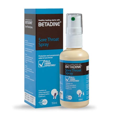 Betadine Sore Throat Spray Ml Qm Pharmacy