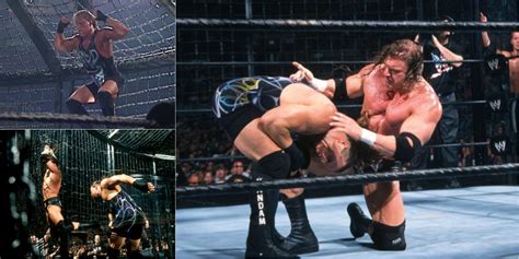Somehow Triple H Continued To Wrestle A Wwe Match With A Crushed Throat