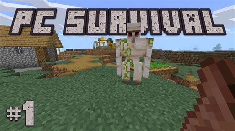 Maybe you would like to learn more about one of these? "Iron Golem Encounter!" | PC SURVIVAL | Episode 1 ...