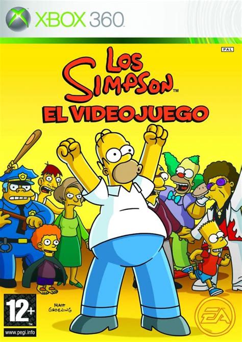 Carátula Oficial De Los Simpson El Videojuego Xbox 360 3djuegos