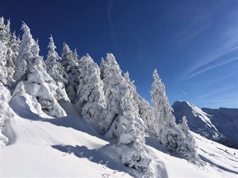 November Snow In The Alps Portes Du Soleil France