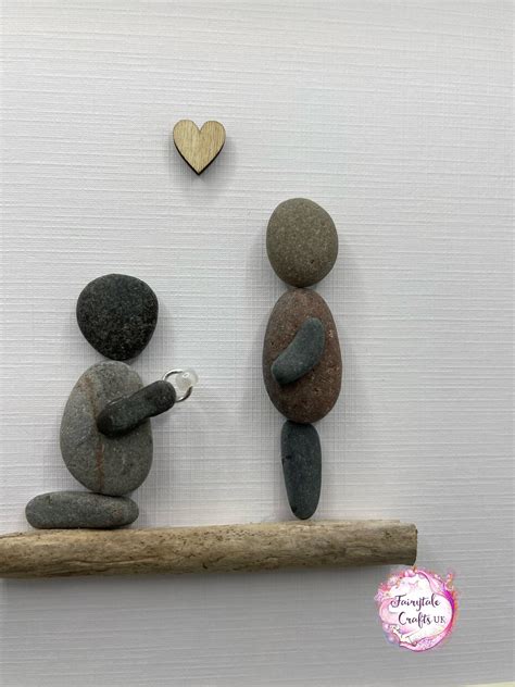 Engagement Pebble Art Gift A Proposal Etsy Uk Pebble Art Stone