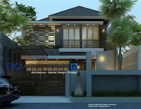 Desain fasad rumah modern minimalis 2 lantai 2014. #menempatkan #eksterior #sebagai #ekspos #desain #elemen # ...
