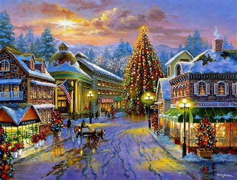 Check out our christmas town scene selection for the very best in unique or custom, handmade pieces from our ornaments & accents shops. Красивые картинки зимняя сказка (35 фото) • Прикольные ...