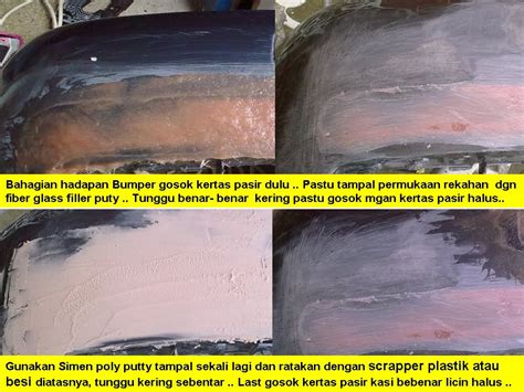 Cara membaiki clear coat kereta. Fire Starting Automobil: TIP2 DIY Bumper kereta Pecah
