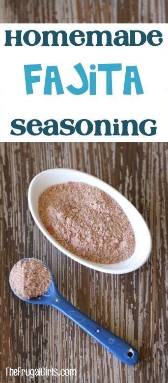 Easy Homemade Fajita Seasoning Recipe Homemade Fajita Seasoning