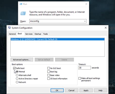 How To Perform System Restore In Safe Mode Windows 10
