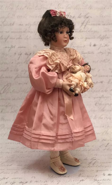 Mary Elisabeth And Her Jameau Pamela Phillips Porcelain Doll The Georgetown Collection