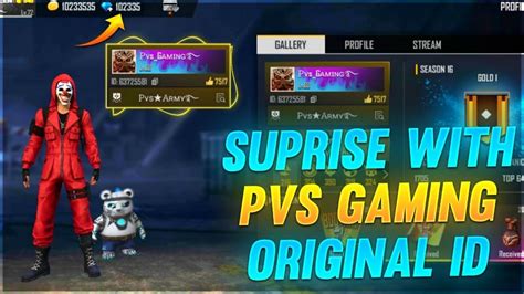 The reason for garena free fire's increasing popularity is it's compatibility with low end devices just as. Suprise With Pvs Gaming Original Id || Free Fire Live ...