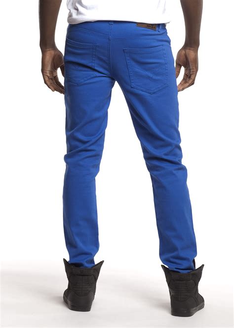 Royal Blue Mens Colored Skinny Stretch Twill Jean Pant Ebay