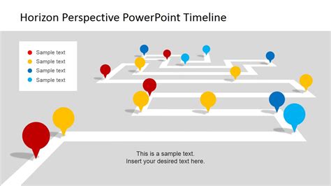 Horizon Perspective Powerpoint Timeline Slidemodel