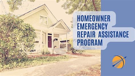 Homeowner Emergency Repair Assistance Program Youtube