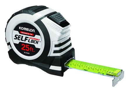 Komelon 25 Ft Self Lock Tape Measure With Magnetic Locking Blade