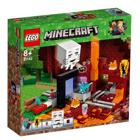 21143 Lego Minecraft The Nether Portal 470 Pieces Age 8 New Release