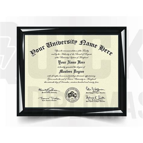 Novelty Replacement Masters Diplomas And Transcripts