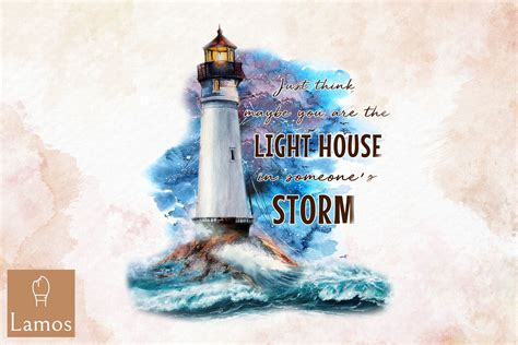 You Are The Lighthouse In Someone Storm Afbeelding Door Lamos
