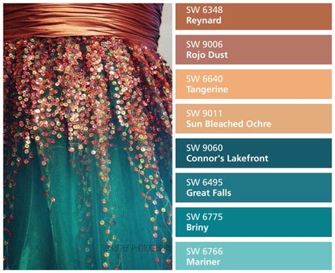 Dark Teal Copper Bold Wedding Color Palette Card Zazzle Artofit