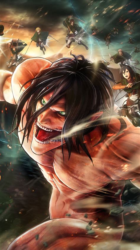 Attack on titans manga is expected to continue with the success, and even get better with time. 1080x1920 Attack On Titan 2 Iphone 7,6s,6 Plus, Pixel xl ...