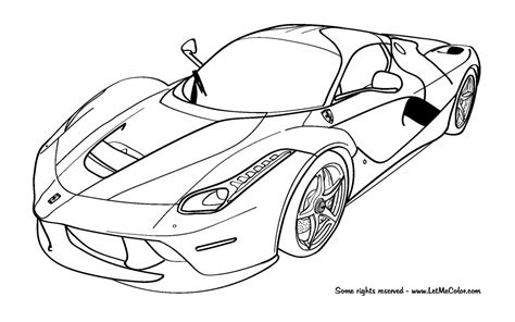So, finally we make it and here these list of great photos and images for your. Ferrari coloring pages to download and print for free