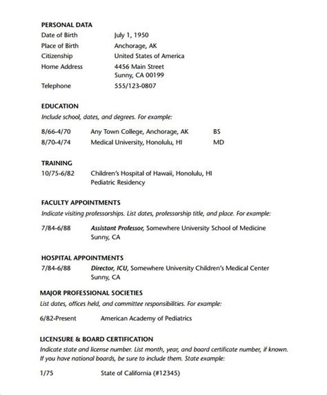 Browse resume examples for medical doctor jobs. 7 Doctor Resume Templates - Download Documents in PDF ...