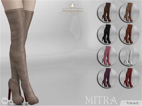 The Sims Resource Madlen Mitra Boots By Mj95 • Sims 4 Downloads