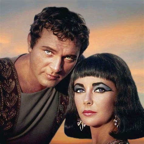 Elizabeth Taylor And Richard Burton In Cleopatra 1963 Richard Burton Elizabeth Taylor Liz