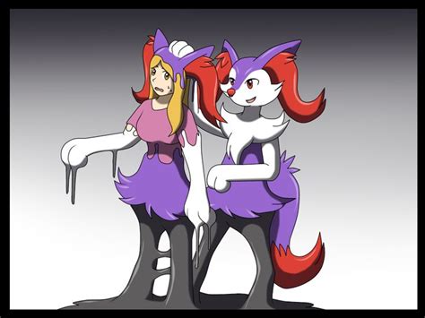 They had stopped at the local pokemon center to take a little break. Shiny Braixen Cloning TF Goo Pt1 by Avianine | Character, Tg tf, Fictional characters