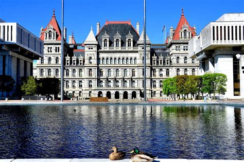 New York State Capitol Building In Albany New York