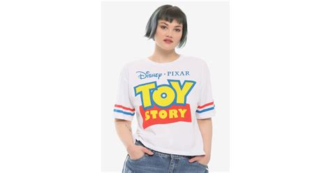 Disney Pixar Toy Story Logo Girls Athletic T Shirt Plus Size Hot Topic Toy Story Collection