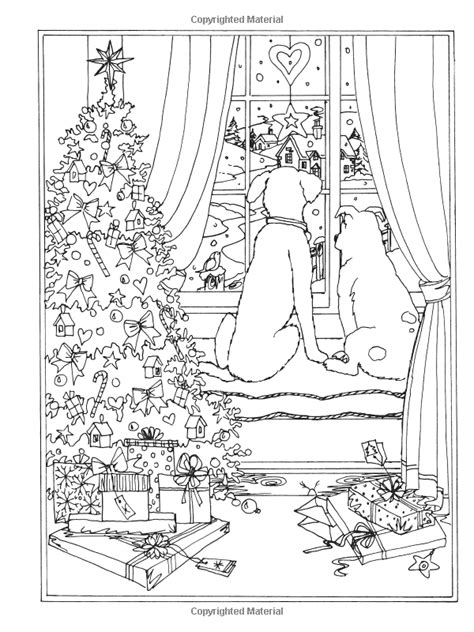 Winter Wonderland Coloring Pages For Adults / Printable Winter