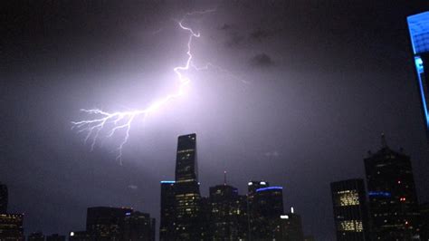 4k Evening Lightning Storm In Dallas Texas April 30 2017 Youtube